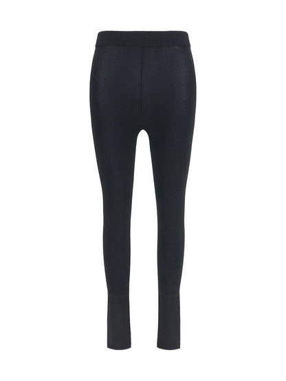 Balenciaga High-rise Leggings - Black