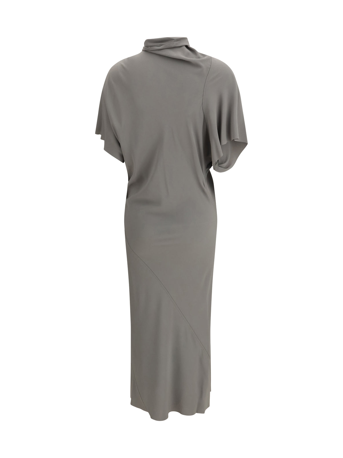 Rick Owens Asymmetric midi Dress - Euca