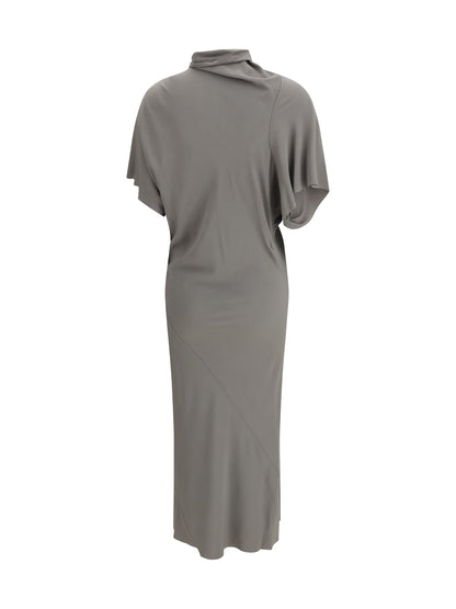 Rick Owens Asymmetric midi Dress - Euca