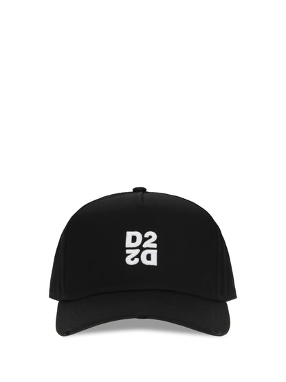Dsquared2 Logo Baseball Cap - Black
