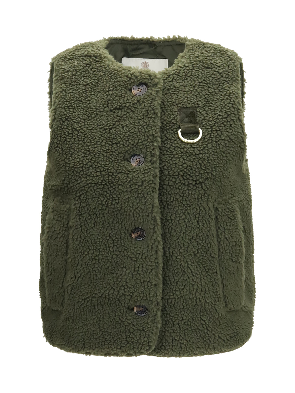 Barbour Bowes teddy fleece Gilet - Olive