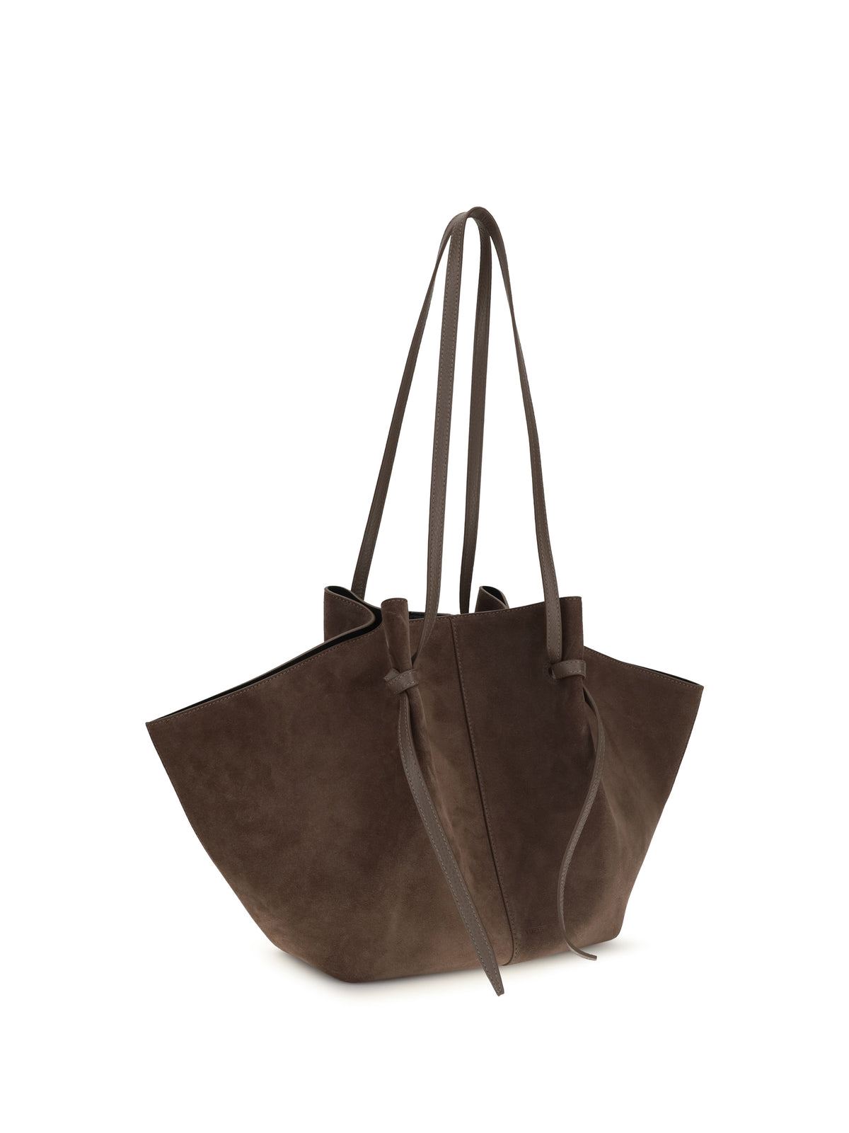 Yuzefi Mochi large suede Shoulder Bag - Nutmeg