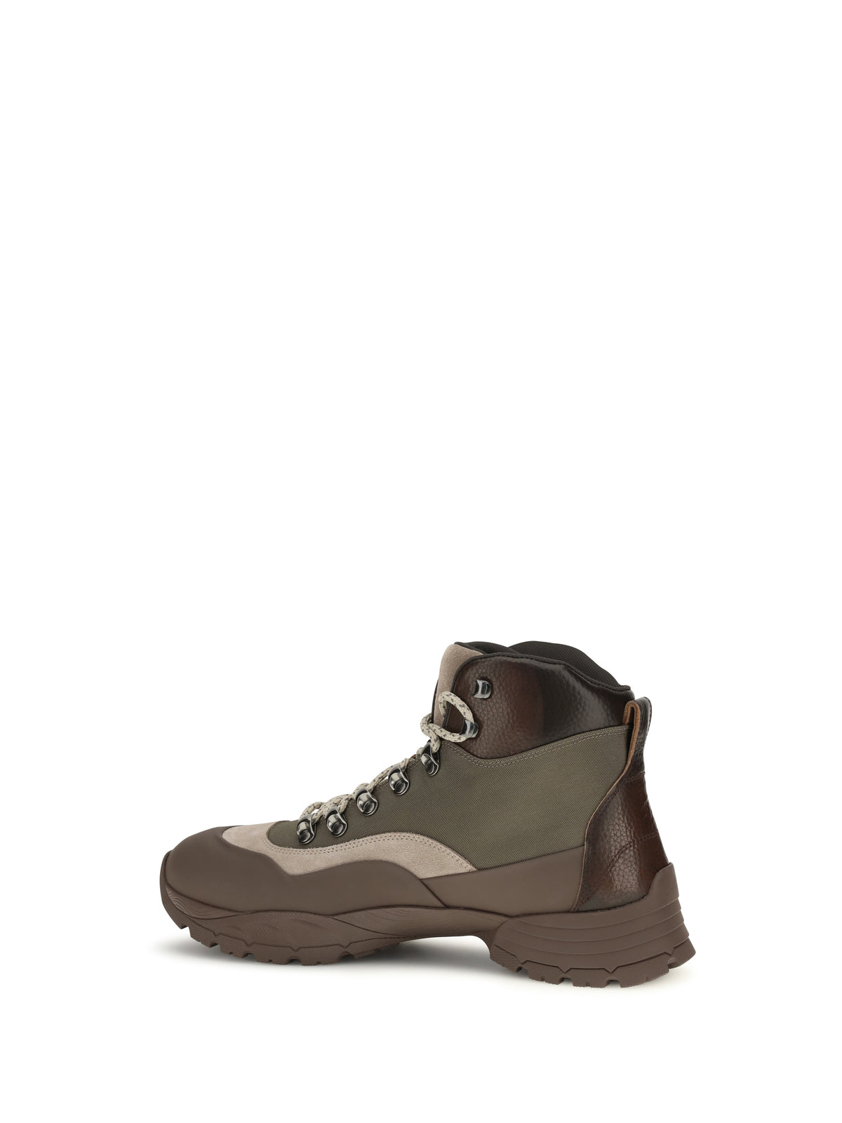 Brunello Cucinelli Outdoor lace-up Boots - Kaky+Cioccolato+Koala+Copper