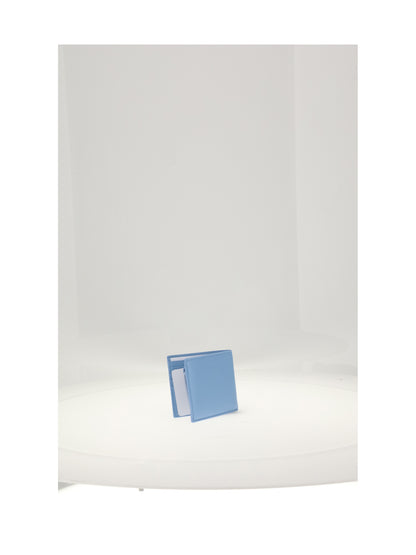 Celine BI-FOLD WALLET WITH COIN - Sky Blue / Red