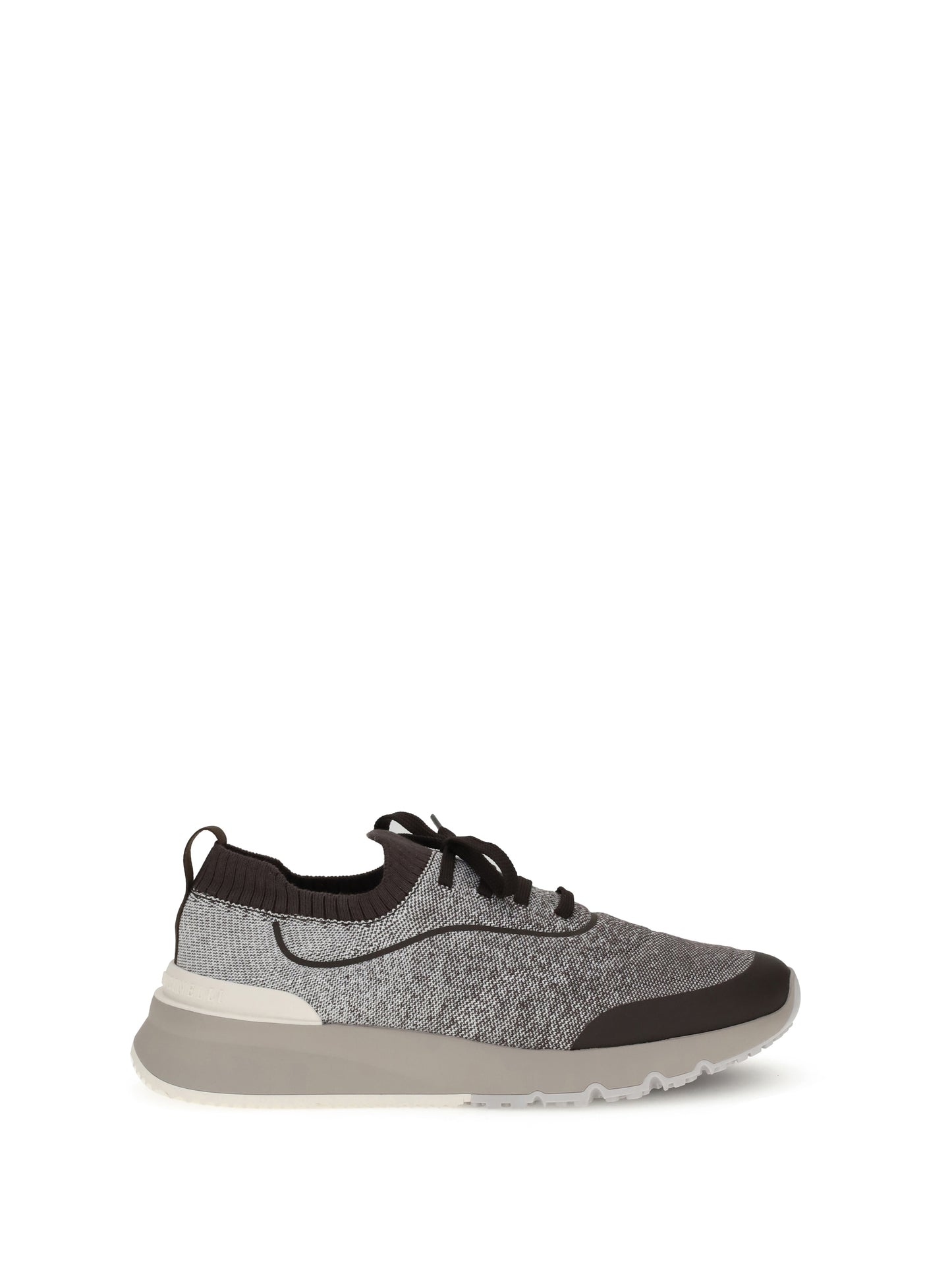 BRUNELLO CUCINELLI Techno cotton knit Sneakers runners