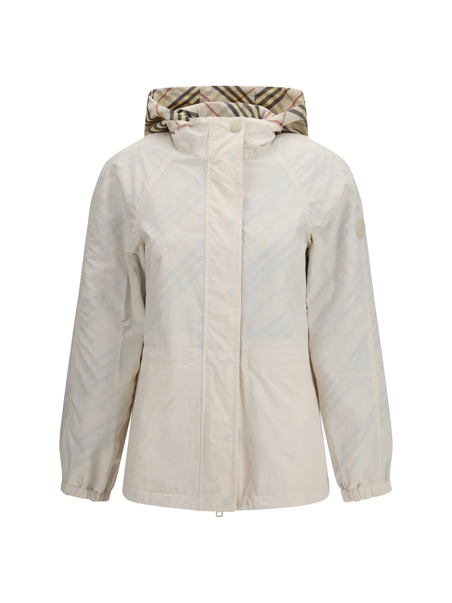 BURBERRY Reversible Check Hooded Jacket