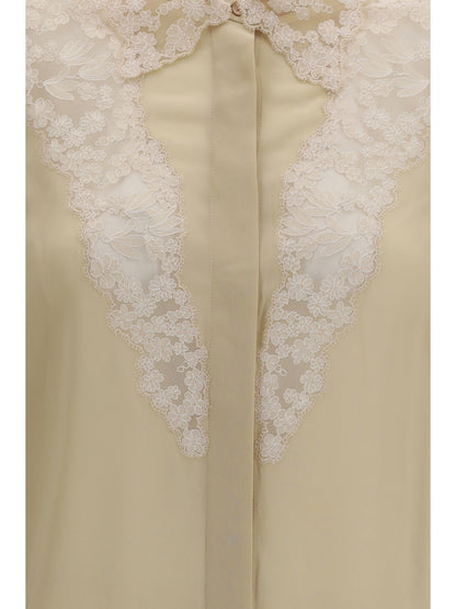 Fendi Georgette Shirt - Pergamena