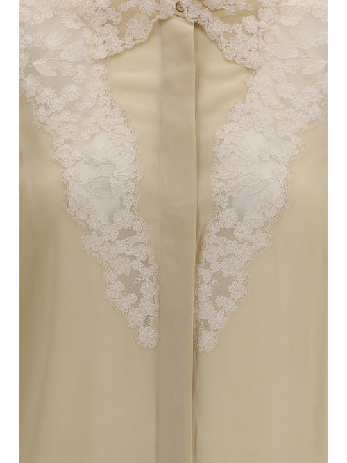 Fendi Georgette Shirt - Pergamena