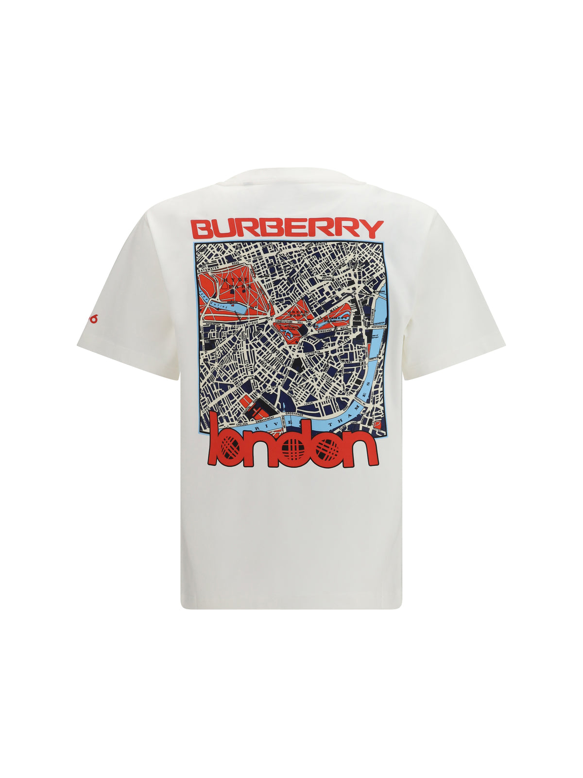 Burberry Cotton graphic T-shirt - Chalk