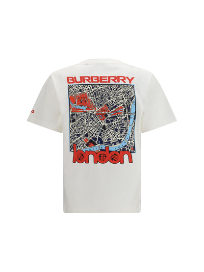 Burberry Cotton graphic T-shirt - Chalk