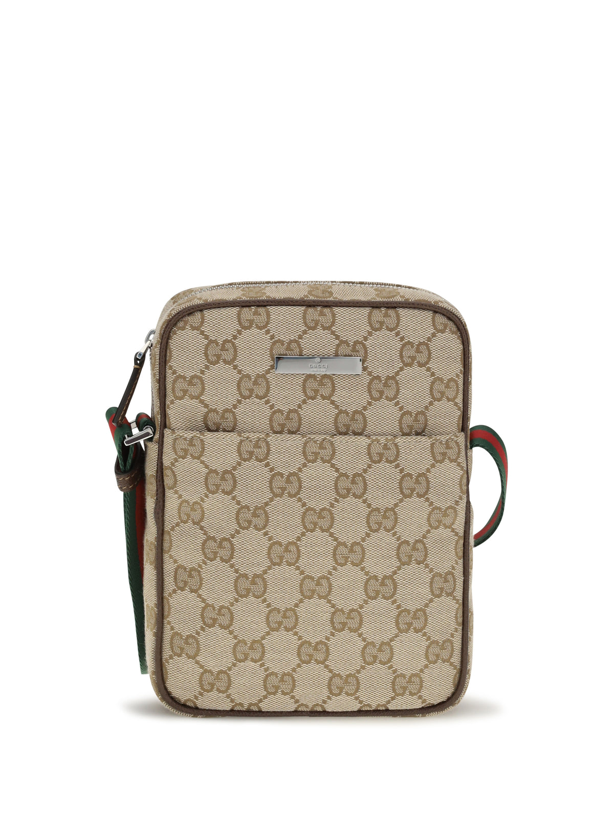 Gucci Small Gucci Tag Pouch - Vint.Sand/Dk.Bro/Vrv