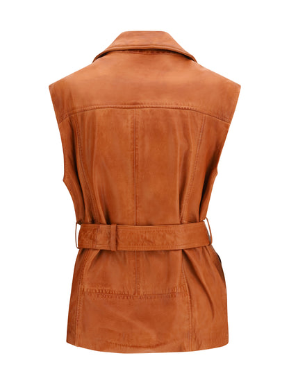 PINKO Gypsy biker-style Vest