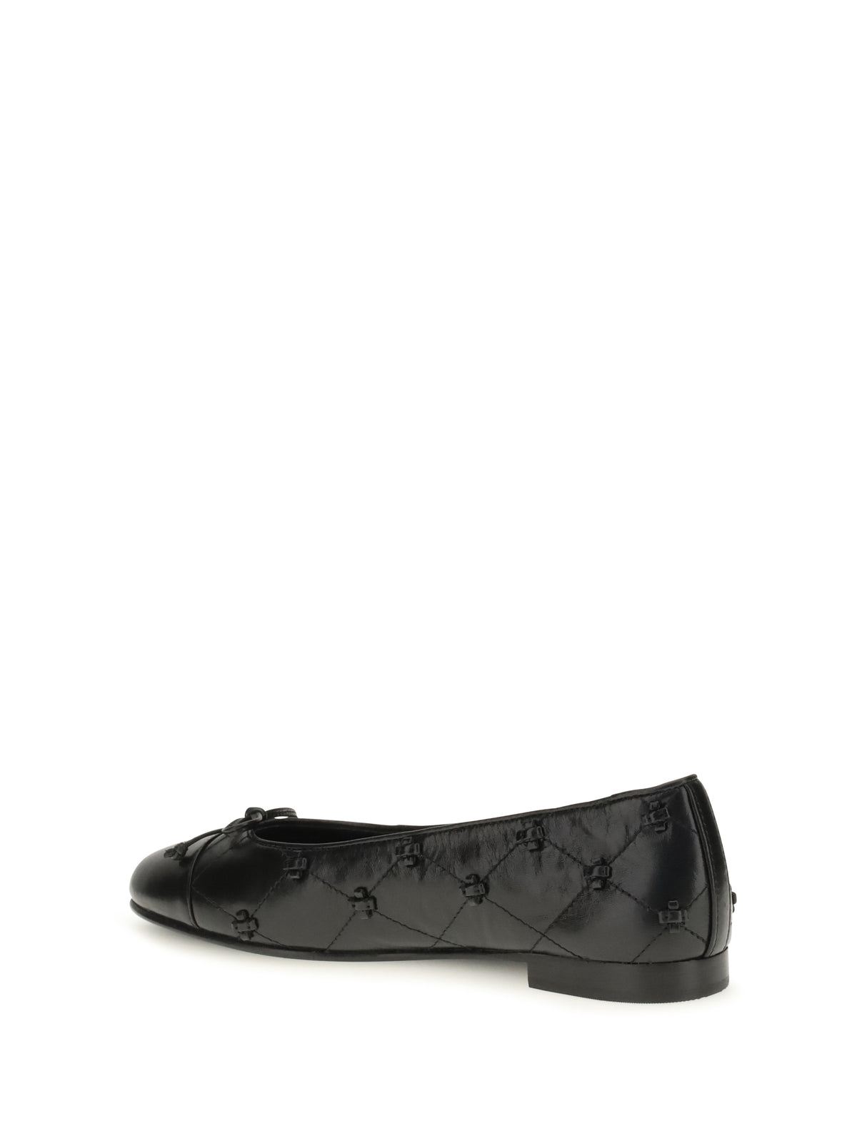 Tory Burch Bunny knot pointed Ballerinas - Perfect Black / Perfect Black