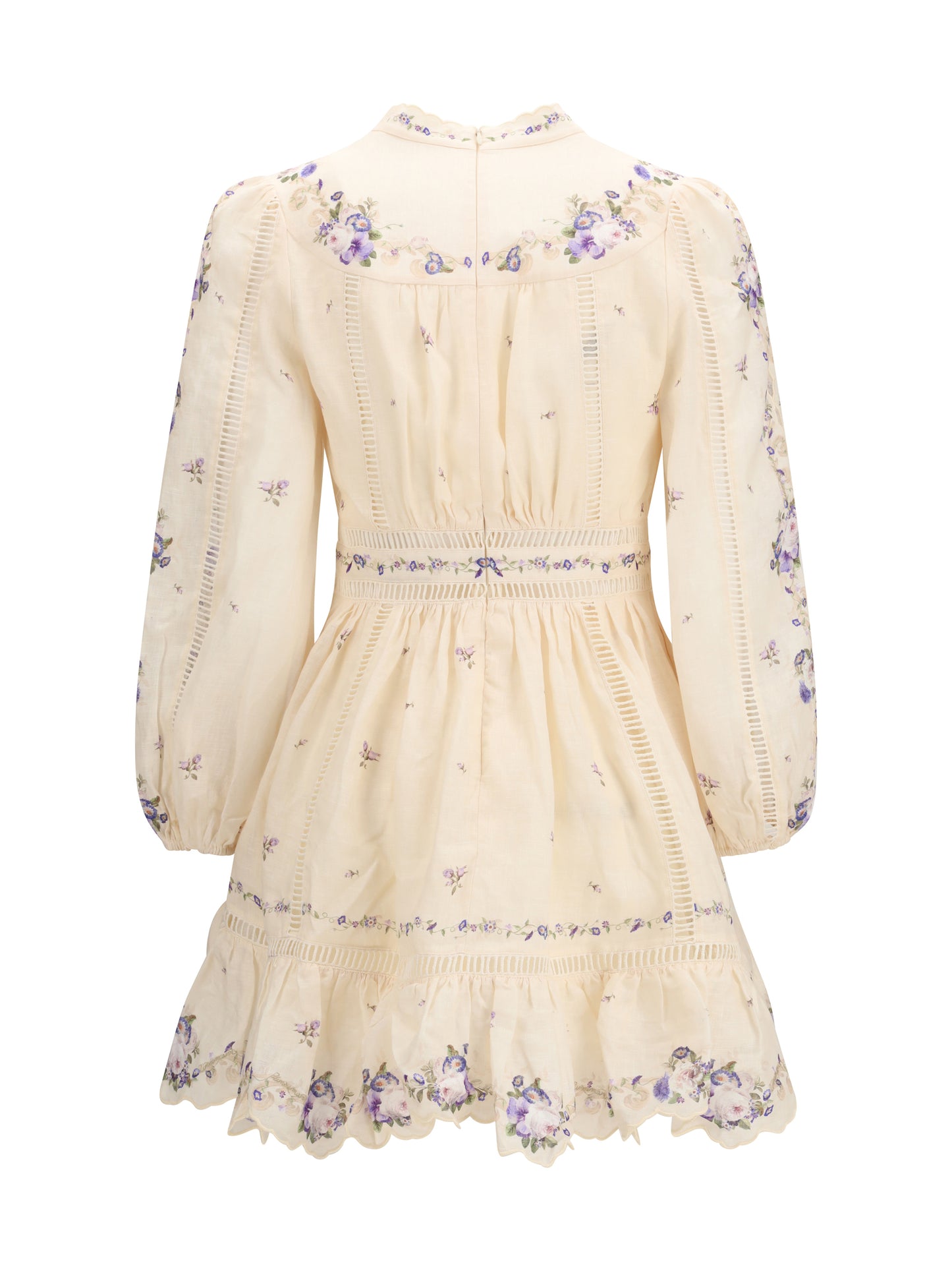 ZIMMERMANN Patience plunge Mini Dress