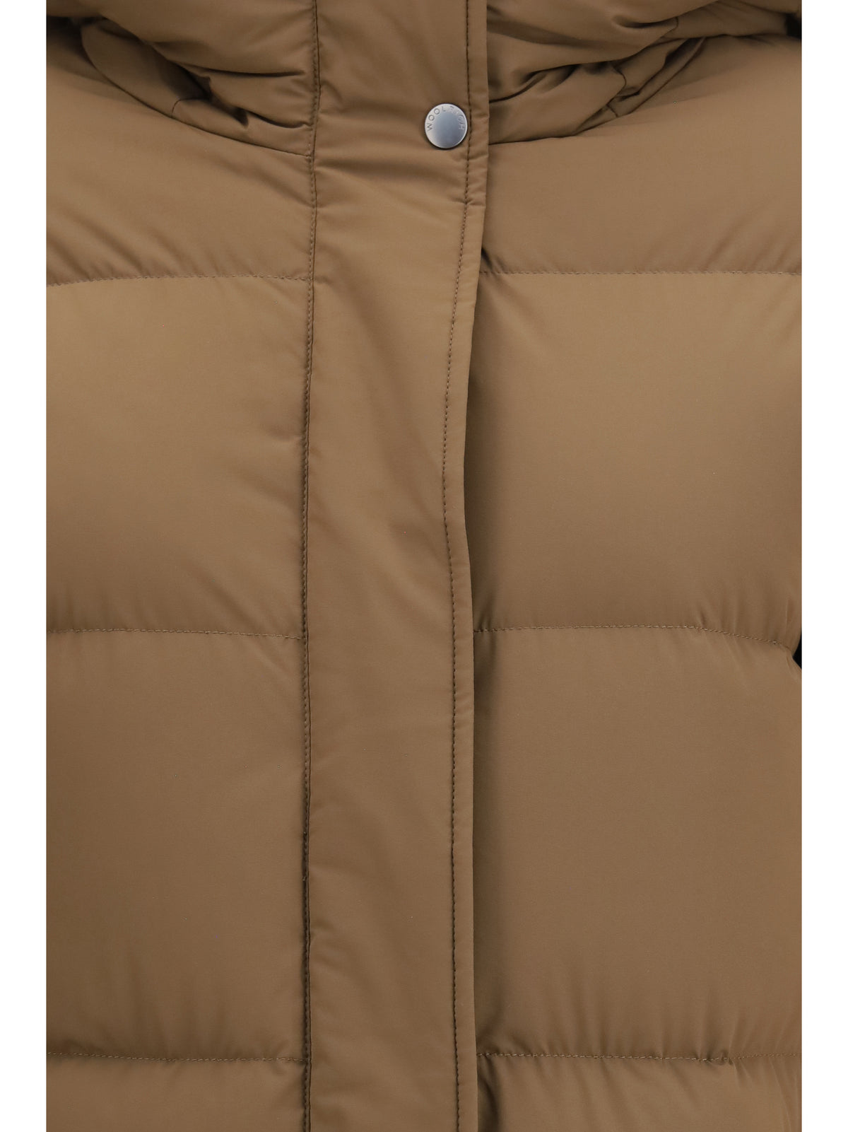 Woolrich Madison quilted Matt Stretch Nylon Puffer Jacket - Dark Earth