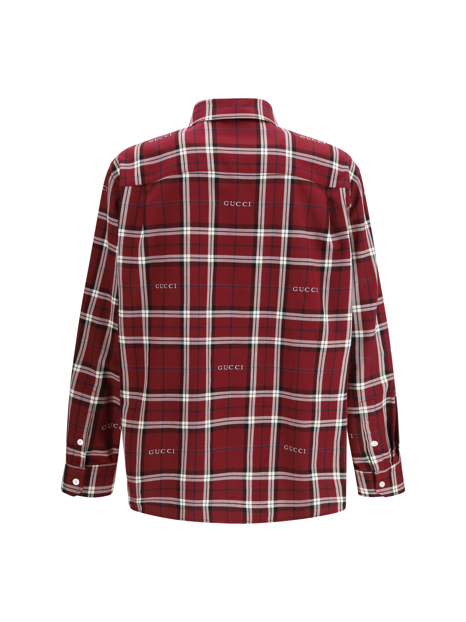 gucci dress shirts GUCCI Multicolour tartan cotton jacquard Shirt – Modishus