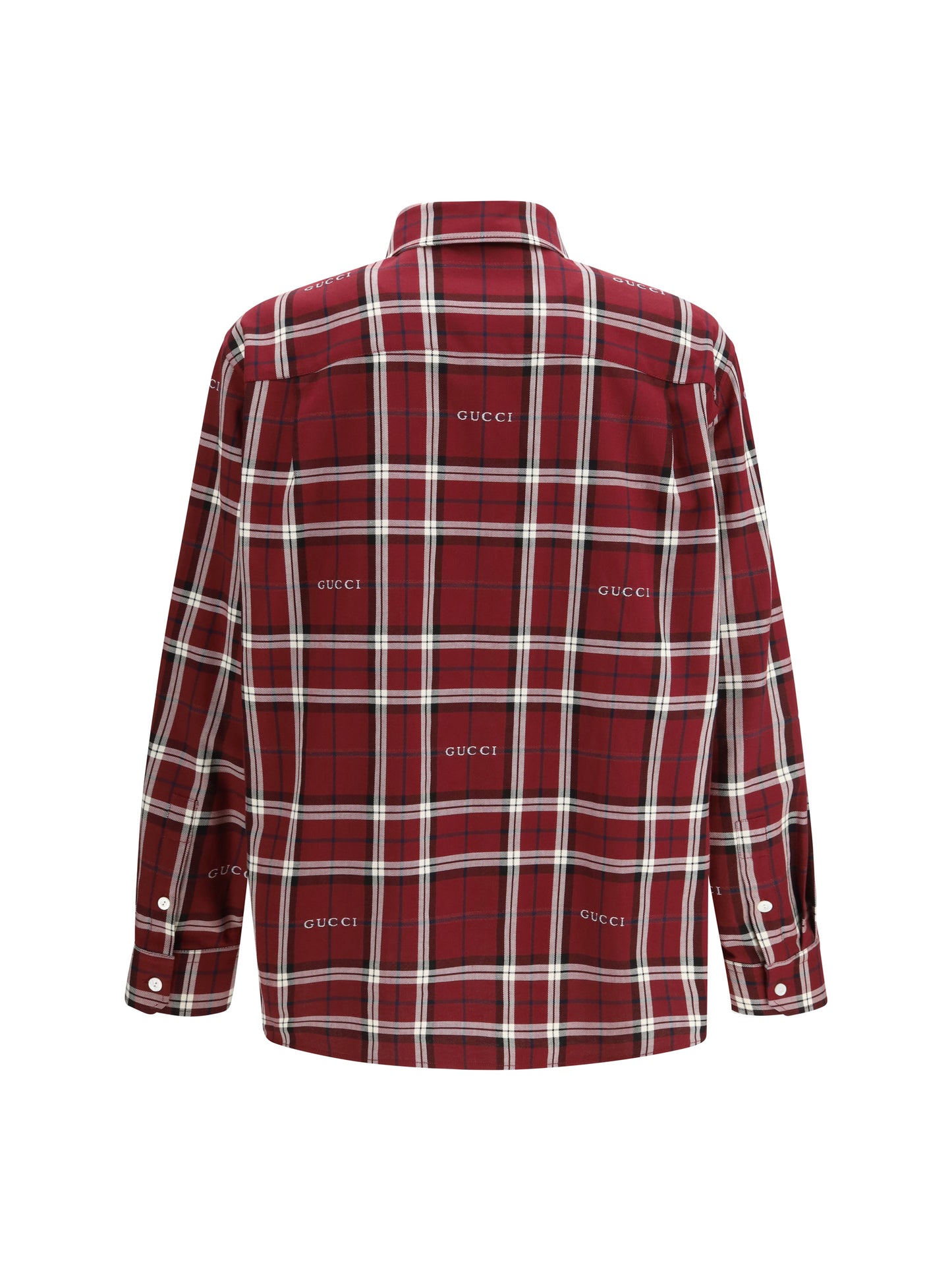 GUCCI Multicolour tartan cotton jacquard Shirt