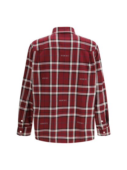 GUCCI Multicolour tartan cotton jacquard Shirt