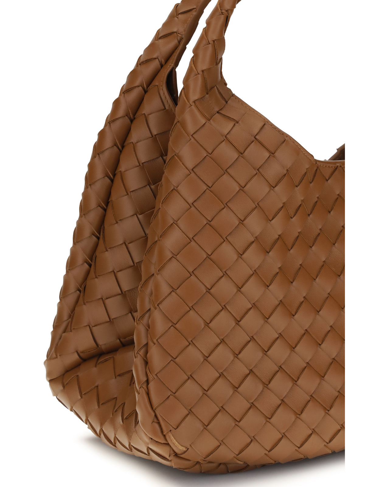 Bottega Veneta Campana Shoulder Bag - Tannin-Muse Brass