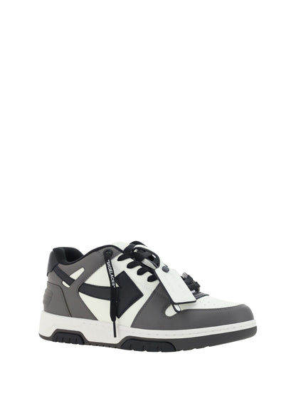 Off-White Out Of Officel leather Sneakers - Dark Grey - Black