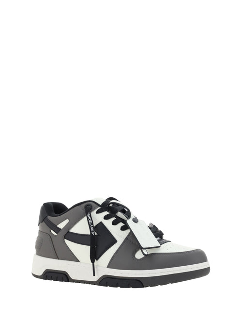 Off-White Out Of Officel leather Sneakers - Dark Grey - Black