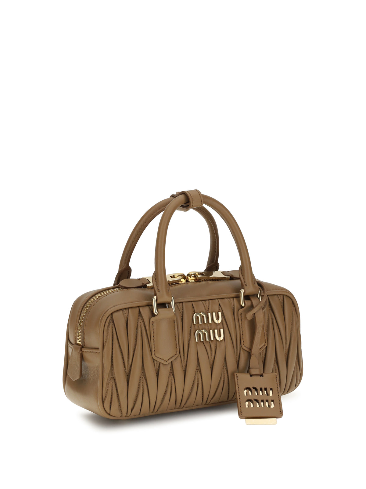 Miu Miu Arcadie Shoulder Bag - Caramel