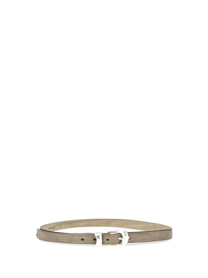 Our Legacy Suede Belt - Sundried Clay