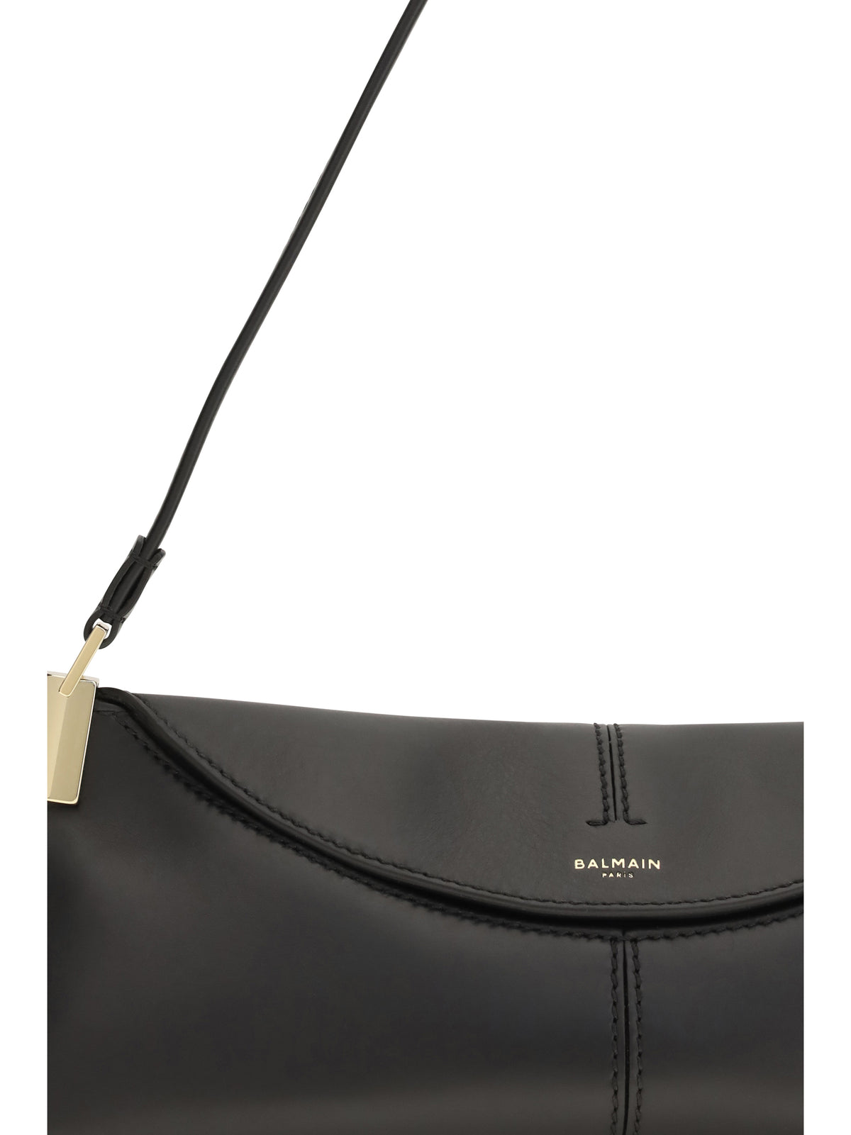 Balmain Small 64-83 Shoulder Bag - Noir