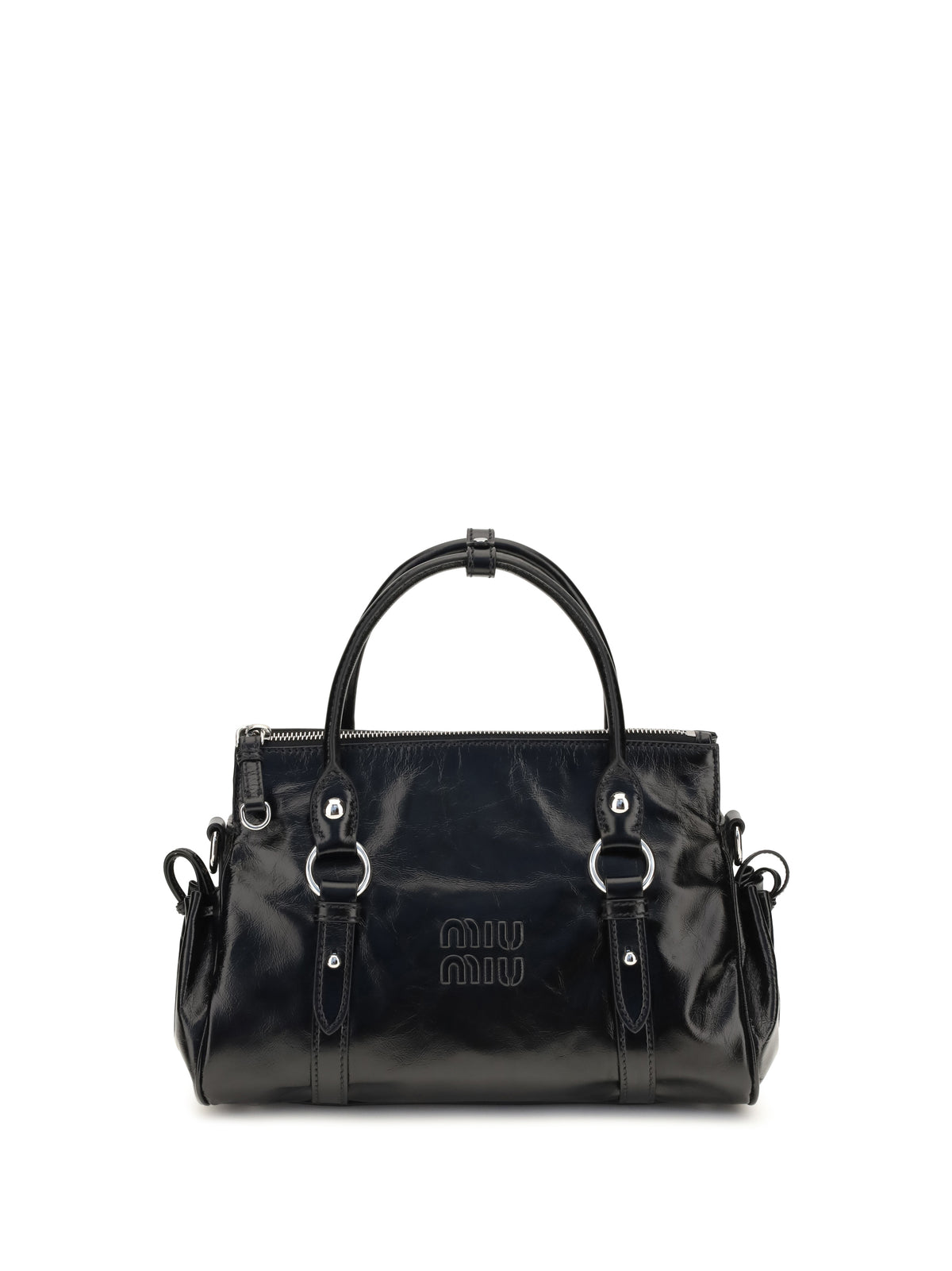Miu Miu Leather Handbag - Black
