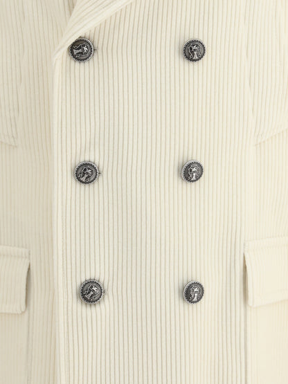 BRUNELLO CUCINELLI Ribbed cashmere Coat