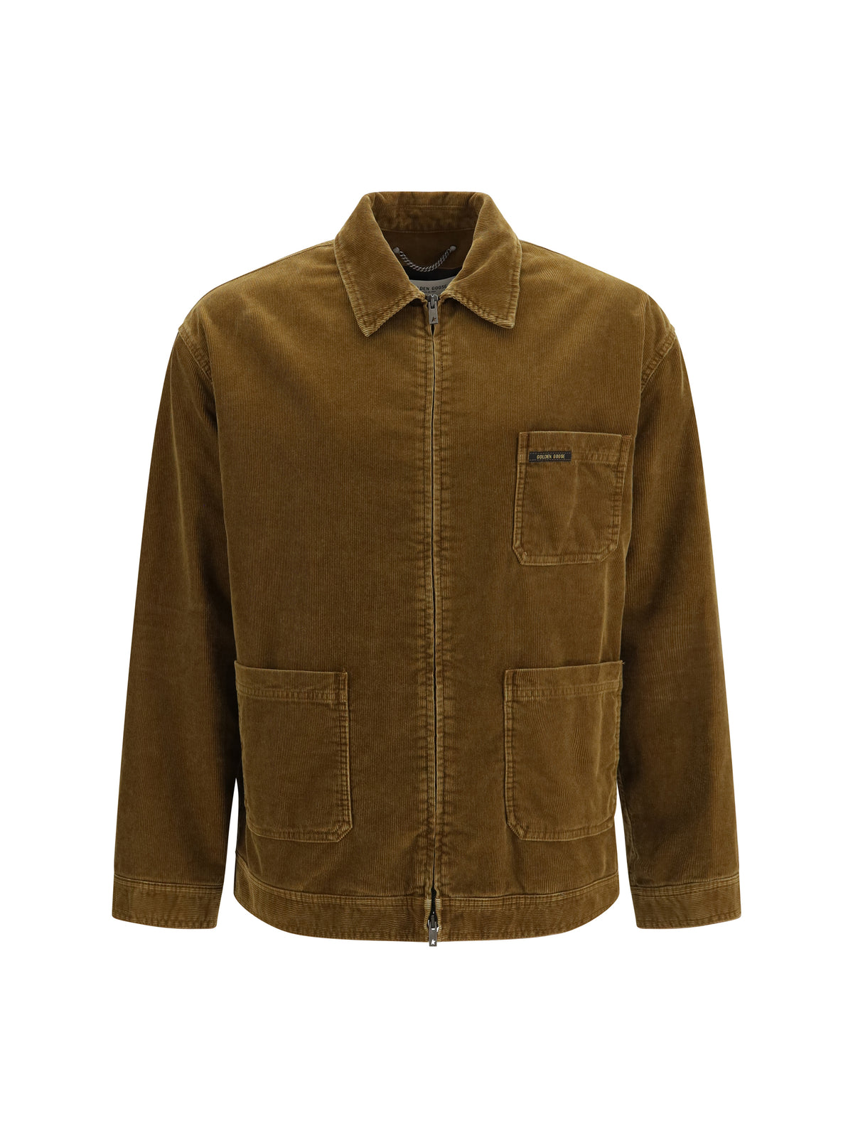 Golden Goose Corduroy Workwear Jacket - Amber Honey
