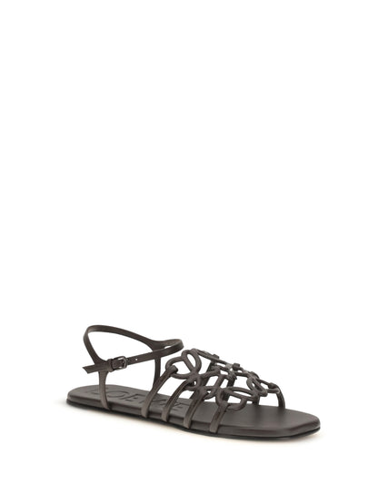 LOEWE Petal Anagram Sandals