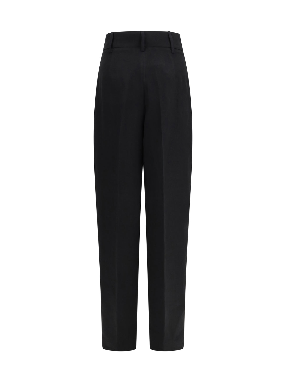 Max Mara Studio Mstsumero Pants in linen batavia - Black