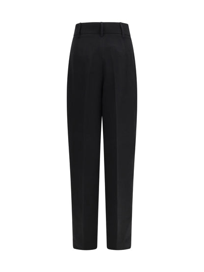 Max Mara Studio Mstsumero Pants in linen batavia - Black
