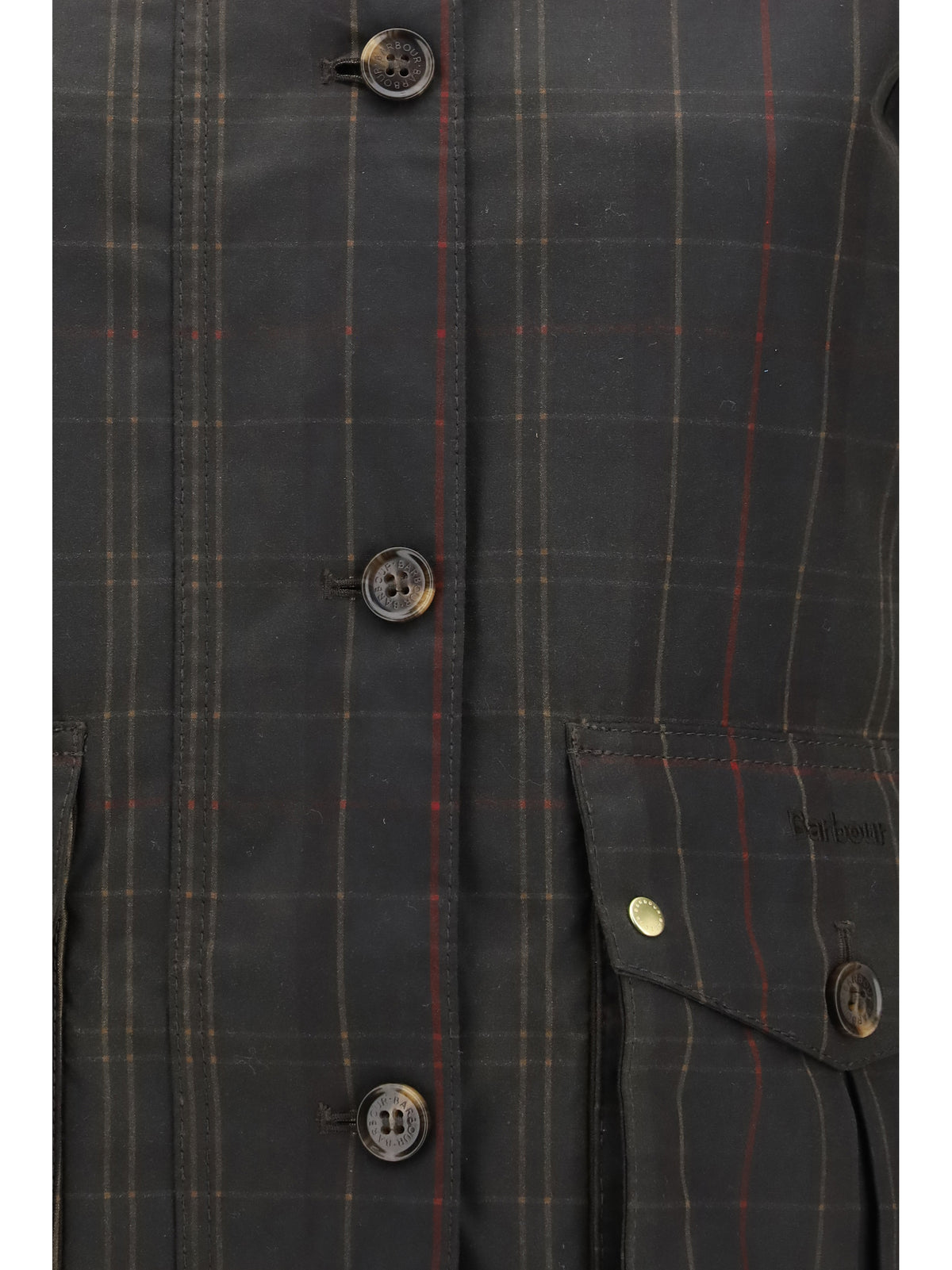 Barbour Marena check waxed Jacket - Classic Tartan