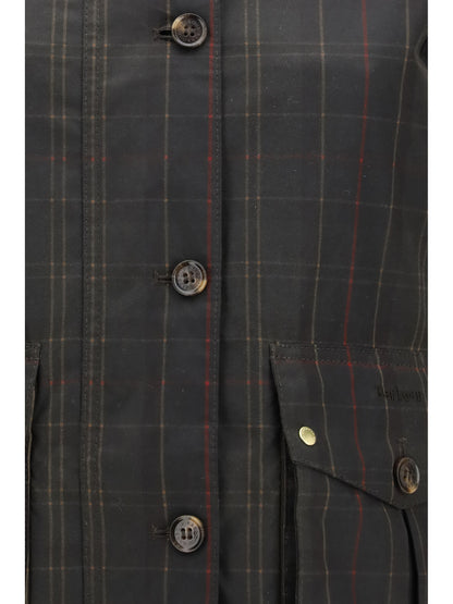 Barbour Marena check waxed Jacket - Classic Tartan