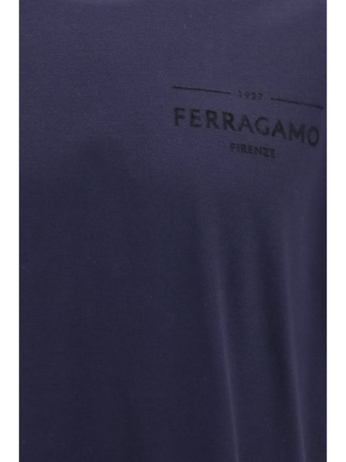 Ferragamo Logo T-shirt - New Navy