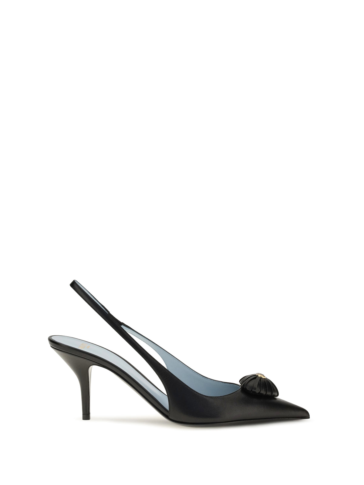 Valentino Garavani Coeur Royal Slingback leather Pumps - Black
