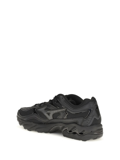 Mizuno Wave Mustang LS Tech Sneakers - Black/Iron Gate/Metallic Gray