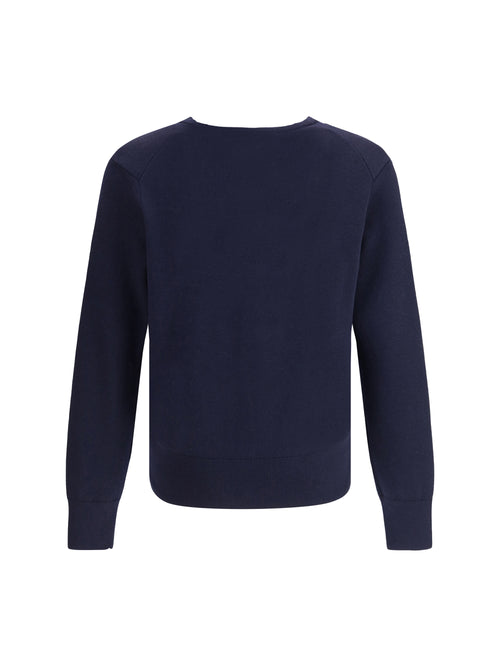 Ami Paris Ami de Coeur Cardigan - Marine/Rouge