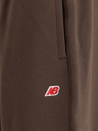 NEW BALANCE Elastic-waistband logo-patch track Pants
