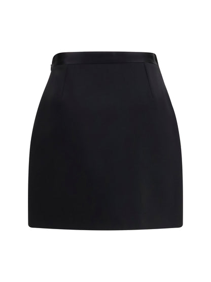 Versace Wool mini Skirt - Black