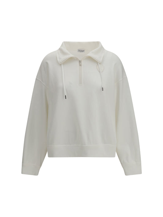 BRUNELLO CUCINELLI Sweatshirt with logo patch