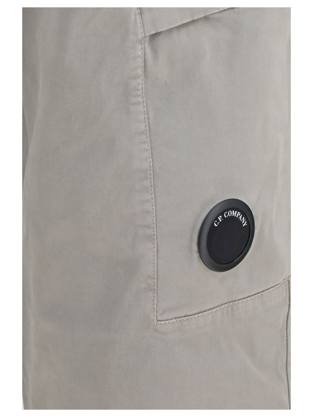 C.P. Company Stretch cotton satin Cargo Pants - Fallen Rock