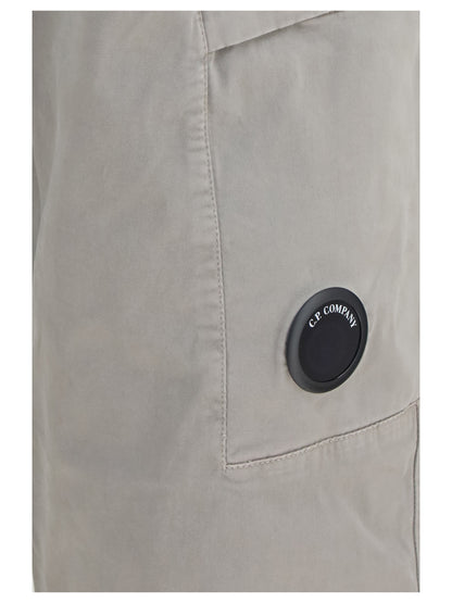 C.P. Company Stretch cotton satin Cargo Pants - Fallen Rock