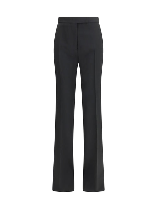 Tom Ford Bicolour tailored straight-leg Pants - Black/Deep Blue Navy