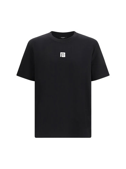 BALMAIN Embroidered logo T-shirt