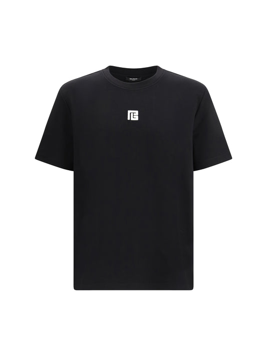 BALMAIN Embroidered logo T-shirt