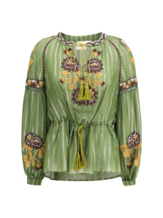 VALENTINO Lurex silk Shirt