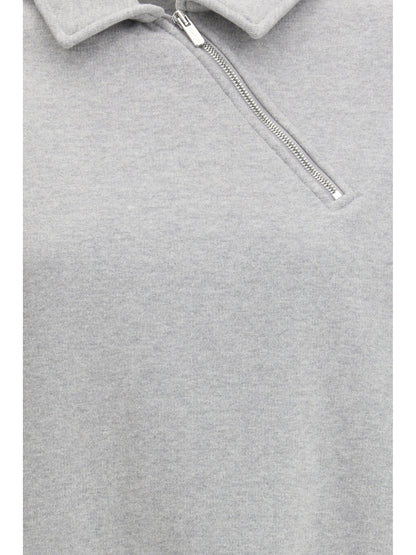 Miu Miu Sweatshirt with oblique zip closure - Grey